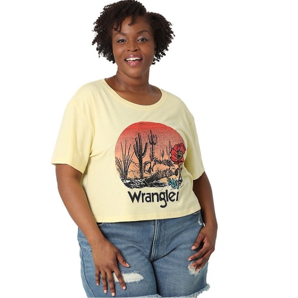 Wrangler Crop tops!!🔝 🍋 sizes 2X/3X - Picture 8 of 9